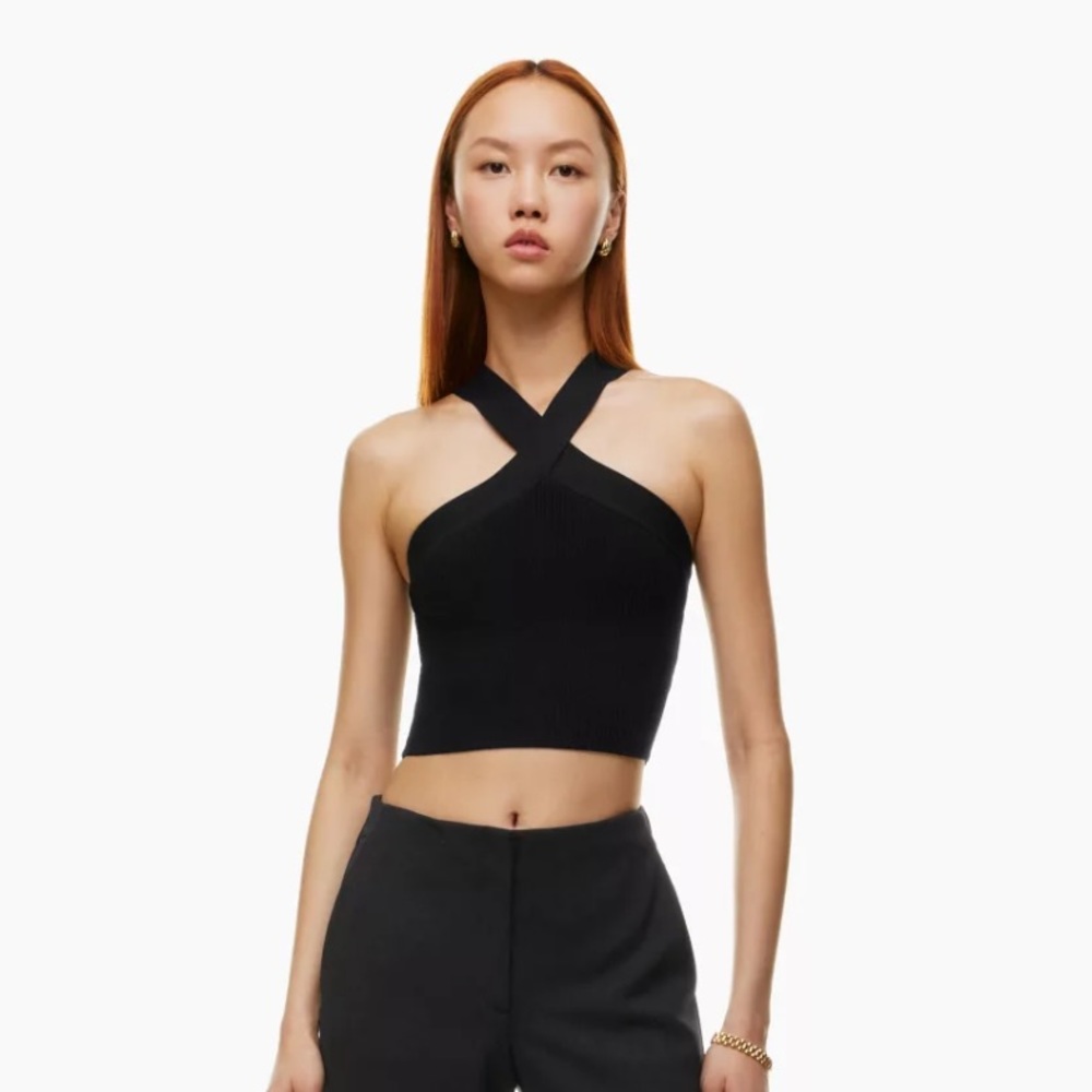 BABATON black cropped top